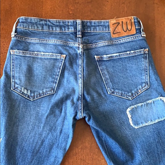 Zara denim crop jeans - Picture 3 of 3
